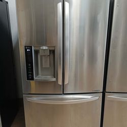 🍂REFRIGERATOR LG 3 DOORS STAINLESS STEEL🍂🆓️FREE DELIVERY🆓️