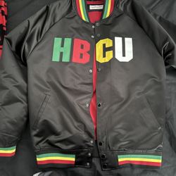📍 Mitchell & Ness HBCU Bomber Jacket – Size M – $75 OBO