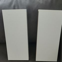 White floating shelves X 2