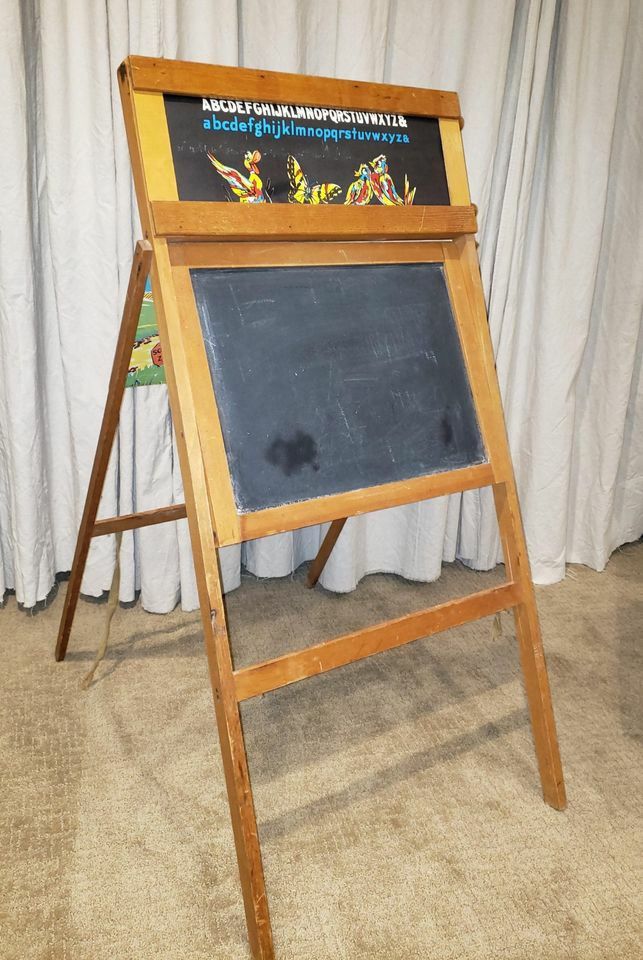 Vintage Chalkboard Easel