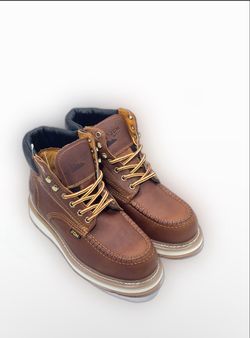 Bota de trabajo de piel-leather work boots