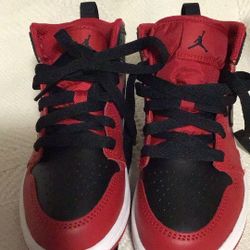Jordan Nike Preschool 1 Mid Size 12C (640734-660) Reverse Bred New No Box