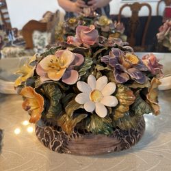 Capodimonte Porcelain Flowers