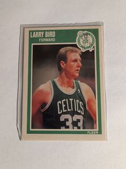 Fleer 1(contact info removed) Larry Bird number 8
