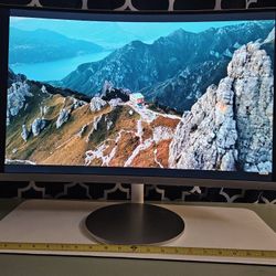 27-inch Samsung LED curved monitor