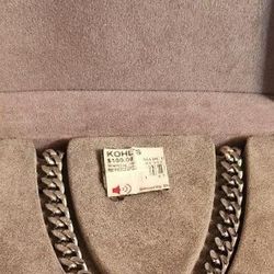 NEW IN BOX WITH TAG NEW STAINLESS THICK LYNX CHAIN NECKLACE