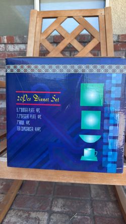 New 20 pcs dinner set