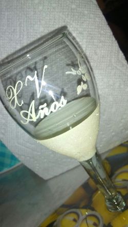 Copas para quinceñera