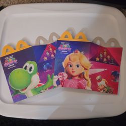 The super Mario Galaxy Happy meal Boxes limited edition 2026