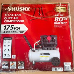 Husky Hotdog 10 Gallon Quiet Air Compressor