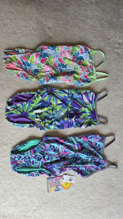 Womens Dolphin Polyester Swim Suits (Lot), Sizes 30 and 34  (Latter Brand New) Price OBO