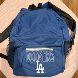 Los Angeles Dodgers Blue Backpack School Or Everyday Bag