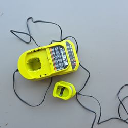 2 ryobi charger stations . NO BATTERIES INCLUDED.
