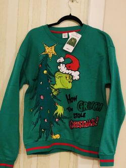 The Grinch Stole Christmas Kids and Adult Sized Crewneck Sweatshirt size/S small 