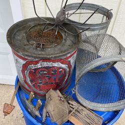 Old Pal fishing equipment - vintage