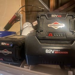 82v Briggs And At ration Battery And Charger 
