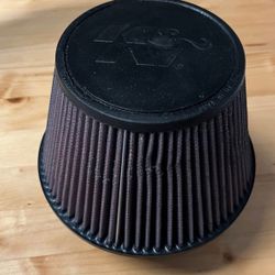 K&N High-Flow Original Lifetime Universal Clamp-On Air Filter: High Performance