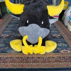 Giant Stuffy Bull 40in By 30in Like New