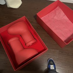 MSCHF Big Red Boot Size 9