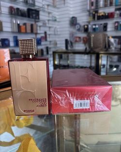 Oud Amber Rouge Eau De Parfum 3.4 OZ Perfume Unisex Long Lasting Arabic Cologne