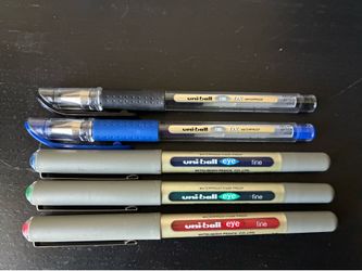 Assorted Uni-ball Gel Pens