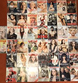 HUGE VANITY FAIR 44 Magazine Lot EXCELLENT Collectible 1997, 2004, 2006, 2007, 2009, 2010, 2012, 2013, 2014