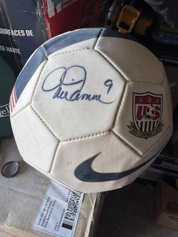 Mía Hamm Autographed USA Nike Soccer. Ball 