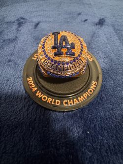 LA Dodgers Mookie Betts replica World Series Ring 2024