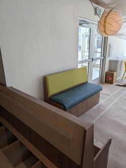 Millwork and upholstery