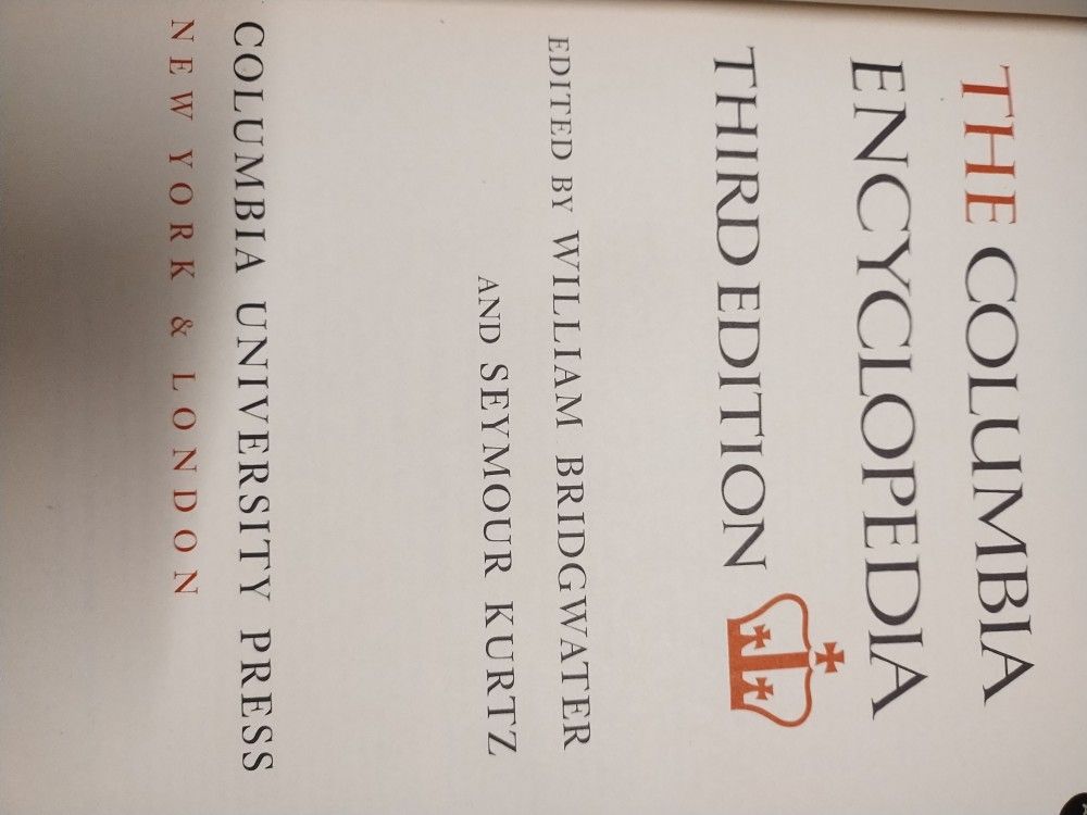 Columbia Encyclopedia $ 10