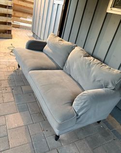 Grey IKEA couch
