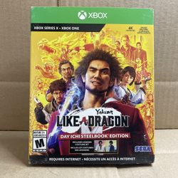 Xbox Series X And Xbox One Game Yakuza Like A Dragon