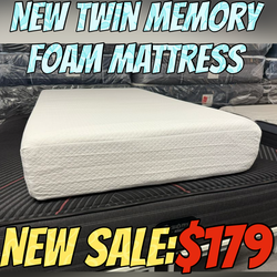 NEW TWIN MEMORY FOAM MATTRESS