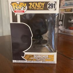 New Funko Toys Pop Games Bendy And The Ink Machine Searcher #291 Figure Vaulted