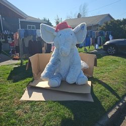 5ft Elephant Plush