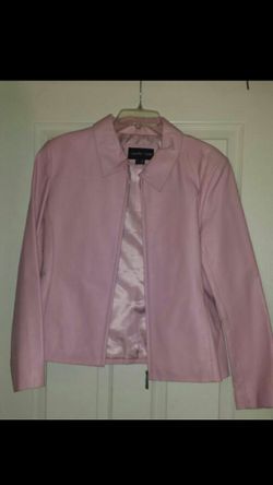 Pink Leather Jacket