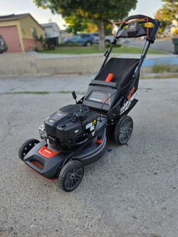 ECHO
21 in. 190 cc Briggs and Stratton Gas 3-in-1 Dual Blade RWD Self-Propelled Lawn Mower with Single Lever Deck Adjustment