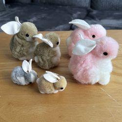 Soft And Fuzzy Felt Pom-Pom Bunnies (6)