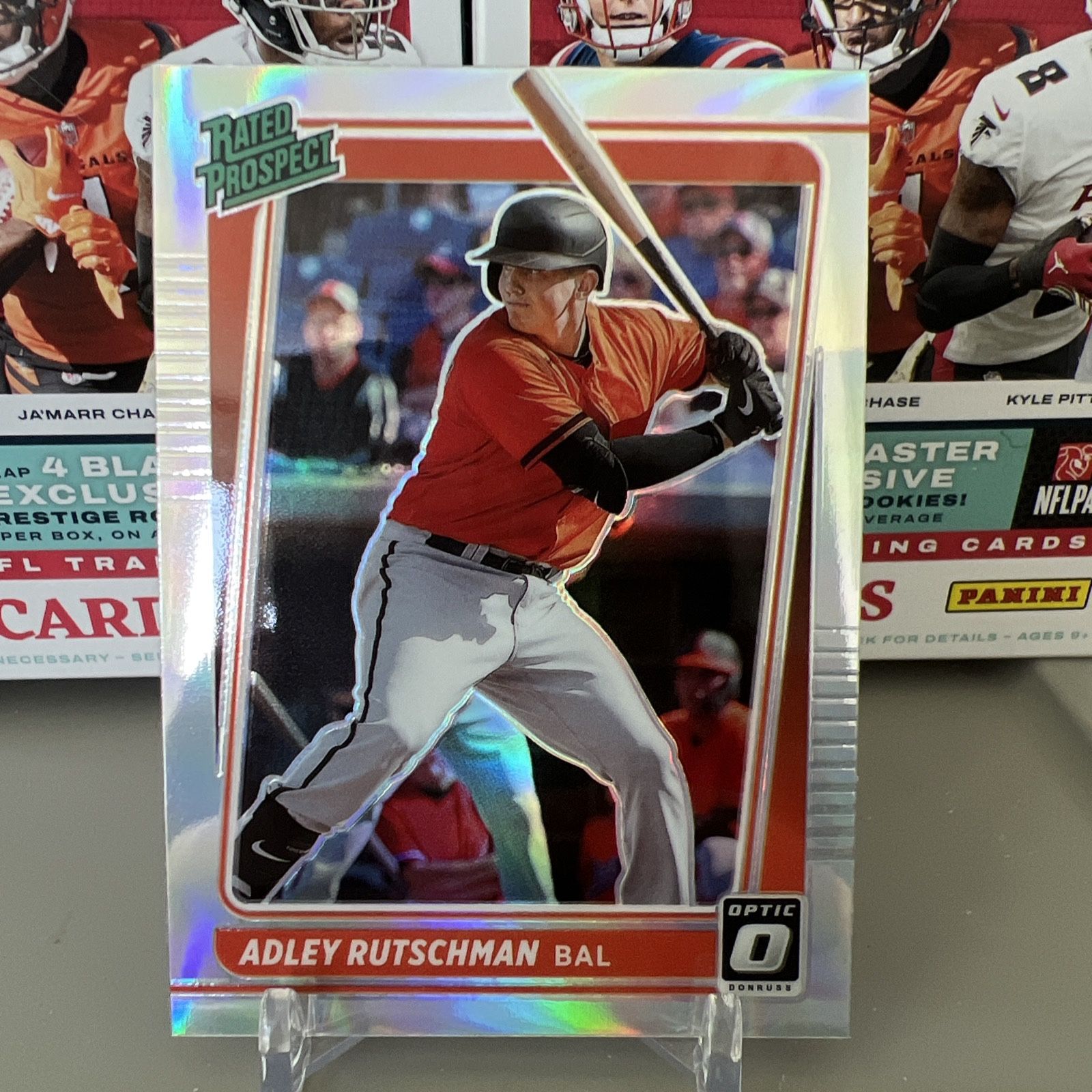 Adley Rutschman Rookie Card. Holo Prizm SP