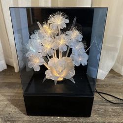 Vintage Fiber Optic Flower Lanp- No Condition 
