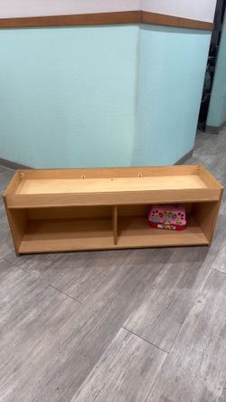 Child care toy shelf