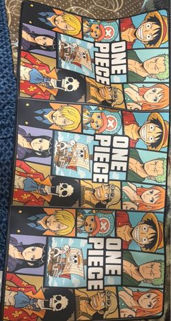 One piece play/desk mat grand theft auto art style