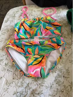 Girls Swim suit 3 piece size 14