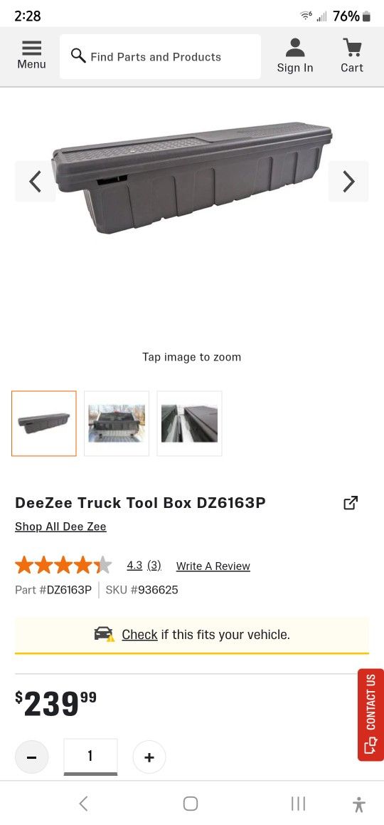 DeeDee Truck Tool Box