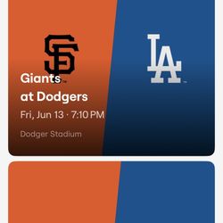 Giants Vs Dodgers Friday  6-13-25 @ 7:10