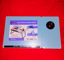 NEW portable adjustable workstation for laptop, phone & tablet