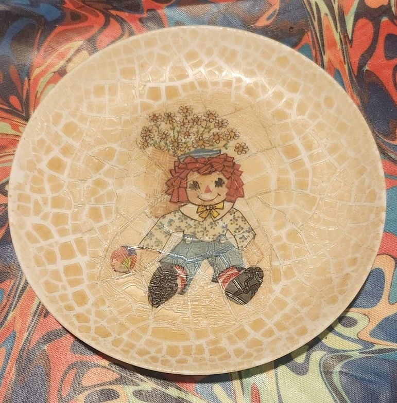 Vintage Raggedy Andy Plate