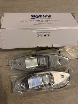 Boat bow nav lights