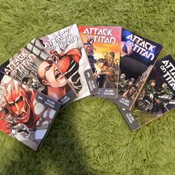 Attack on titan manga 1-6 