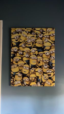 Minions Canvas Wall Art Print
